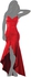 فستان سهرة طويل مقاس XL  احمر اللون