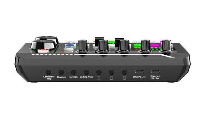 F998 Sound Mixer Sound Card Webcast For Live Strea