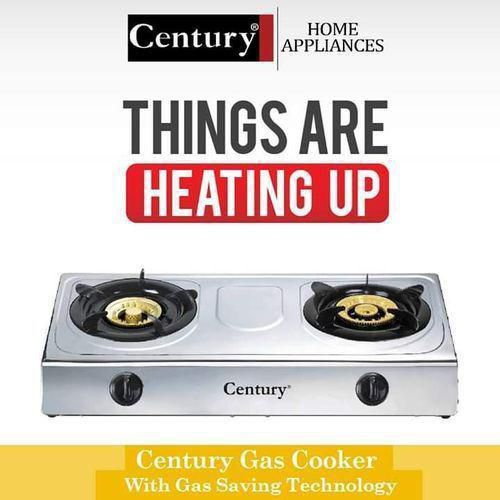 Century Double Burner Gas Cooker