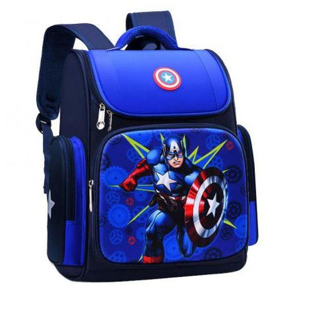 High Quality Durable Waterproof School Bag - Captain America