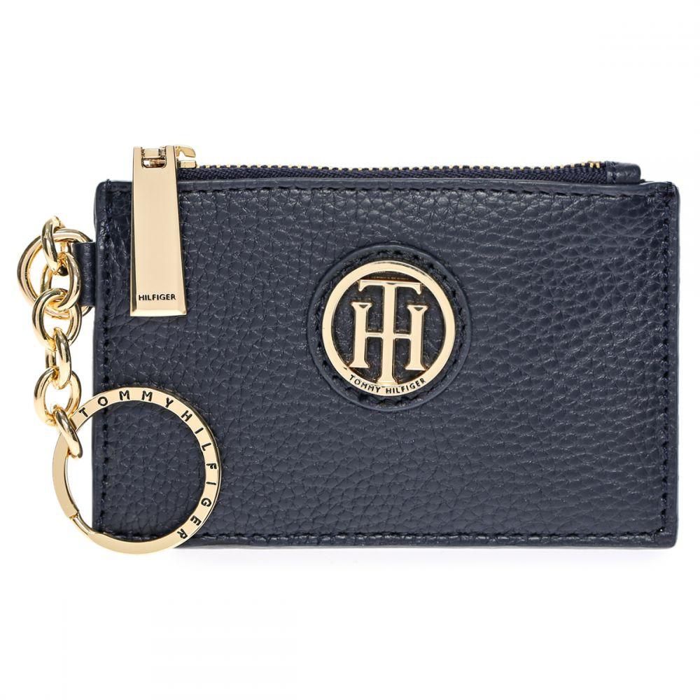Tommy Hilfiger 6930799-423 Th Serif Signature Coin Purse With ID Wallet for Women, Leather