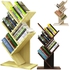 GTE Book Rack Bookcase Display Wood Desk Shelves (3 Colors)