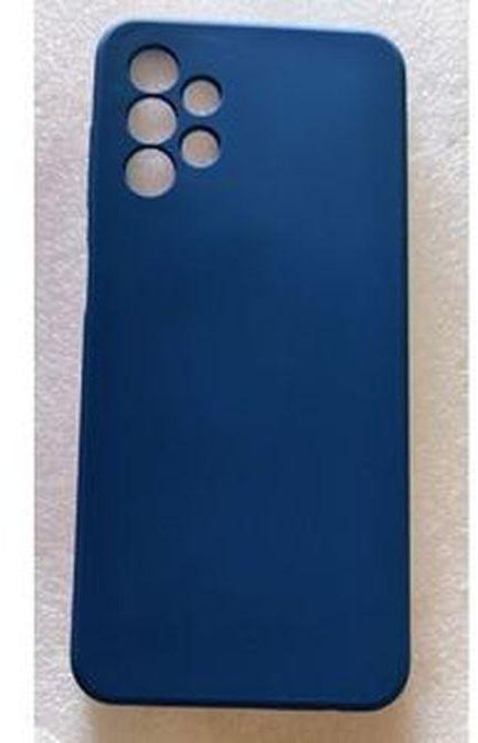 Galaxy A13 4g Solid Silicon Protective Back Case - Blue