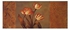 Decorative Wall Poster Brown/Beige 45x13cm
