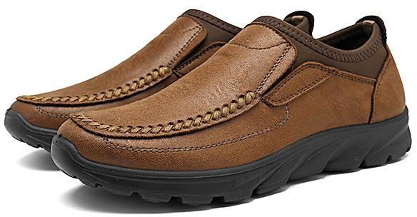 Men/'s Summer Leather Casual Shoes Antiskid Moccasins Loafers Fashion Breathable