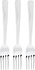 Get Elegant Gateau Fork Set, 3 Pieces - Silver with best offers | Raneen.com