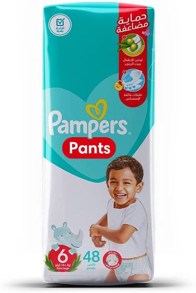 Pampers Pants Diapers, Size 6, Extra Large From Pampers , 16+ Kg, 48 Count