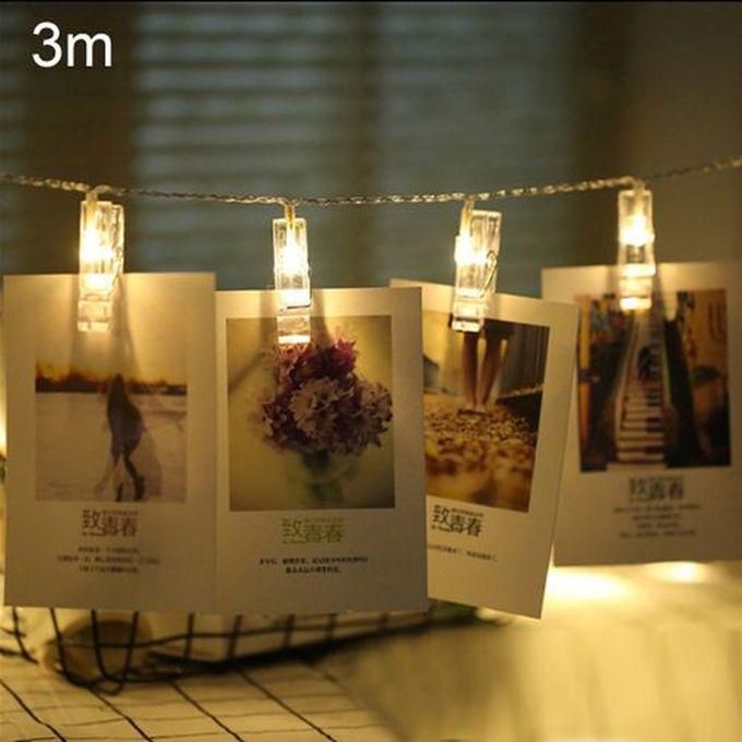 3m Photo Clip LED Fairy String Light,Wedding, Christmas Decoration