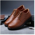 Classic High Quality Genuine Leather Lace-up Shoes - HAVAN