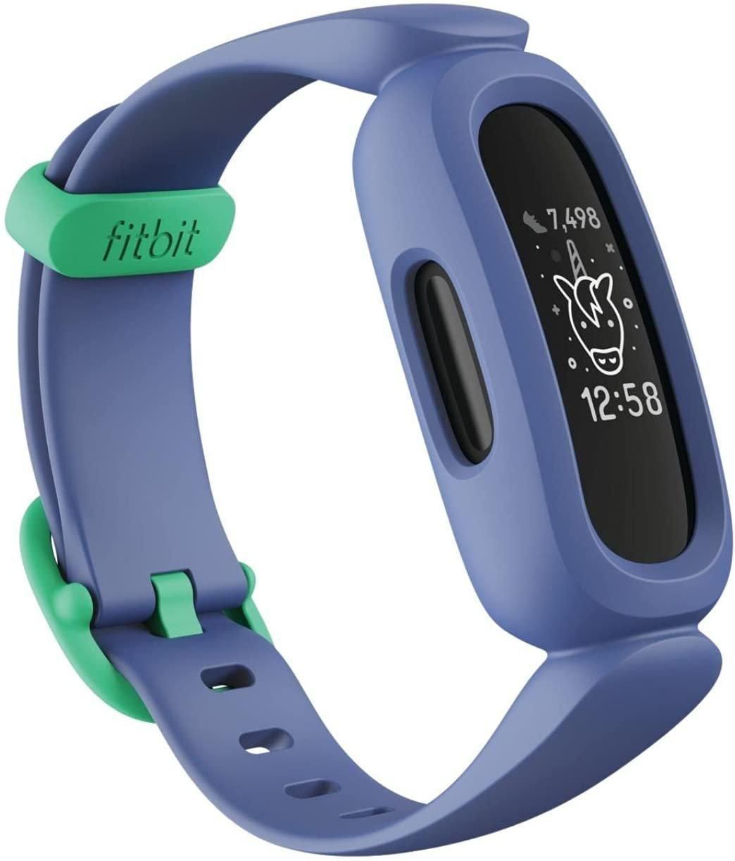 Fitbit Ace 3, Activity Tracker for Kids Upto 8 Days Battery life, Blue/Green