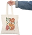 توتي باج - شنطة قماش دك ثقيل Boho Floral Inspiration Quote Tote Bag