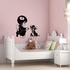 Decorative Wall Sticker - Girl Playing With A Dog