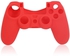 Generic Controller Silicon Skin Cover Silicon Case Protection Skin For Ps4 Dualshock Controller-Red