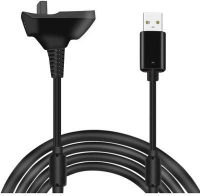 6Ft Charging Cable for Xbox 360 , Wireless Controller USB Charging Cable Compatible with Microsoft Xbox360 / Xbox 360 Ultra Slim Wireless Game Controller Replacement Charging Cable