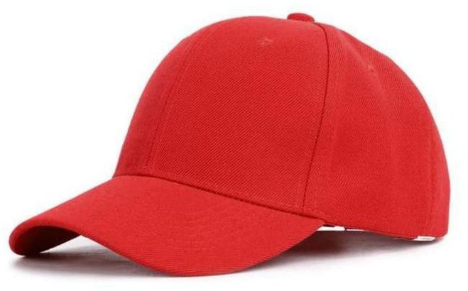 قبعة الصيف كاب للحماية من أشعة الشمس، لون احمر