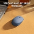 Logitech M171 Wireless Mouse - 2.4 GHz with USB Mini Receiver, Optical Tracking, 12-Months Battery Life, Blue Grey + Logitech Mouse Pad - Anti-slip Rubber Base, Spill-Resistant Surface, Blue Grey