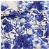 Fashion Women Floral Print Dress - Blue