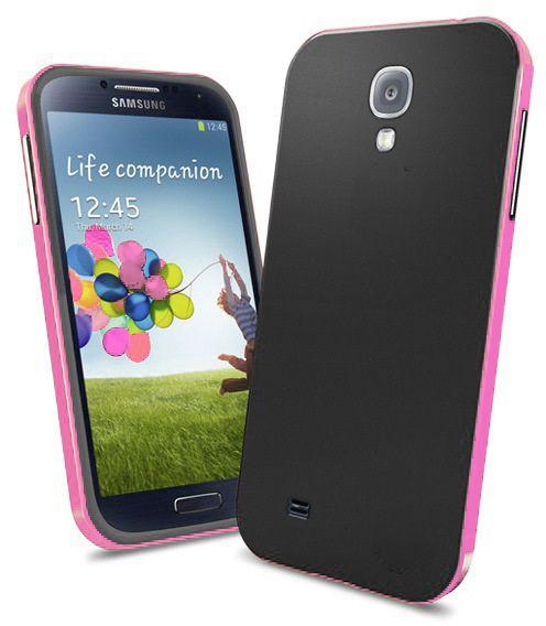 غلاف حماية خلفي وردي للجلاكسي أس 4 (Galaxy S4) موديل الغلاف MA031