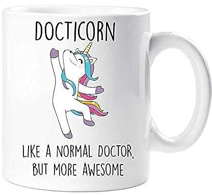 Cashmeera printed mug - Docticorn Mug Unicorn Like A Normal Doctor