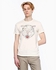 Ravin Wolf Printed T-Shirt - Beige