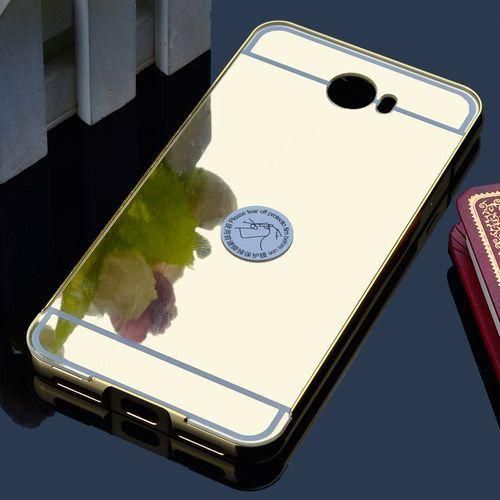 Generic Mirror Case For Huawei Y5 II - Gold