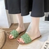 Slippers Green Bubble Outdoor Women Medical Comfortable Leather Flat