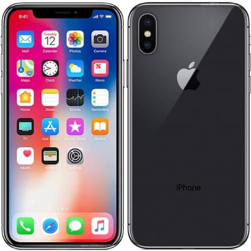 iPhone X - 6’’ - 64GB ROM - 3GB RAM - Single Sim - Space Grey- Free Pouch And Screen Guard
