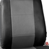 FH Group Pu002Grayblack115 Universal Fit Full Set Faux Leather Gray Black Automotive Seat Covers Fits Most Cars, Suvs, And Trucks (Airbag Compatible And Split Bench Cover)