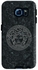 Stylizedd Samsung Galaxy S6 Edge Dual Layer Tough case cover Matte Finish - Face of marble (Black)