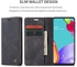 Caseme Flip Credit Card Slots Case Cover For Samsung A52 4g (samsung A52s 5g) - Black