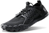 نورتيف 8 حذاء رياضي للنساء للرياضات المائية في الهواء الطلق وحمام السباحة والمشي لمسافات طويلة لون اسود مقاس 8 M US Treklady-2, أسود