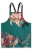 Teal Roses Apron ,One size, Green- AP9