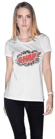 Creo Snap Retro  T-Shirt For Women - M, White