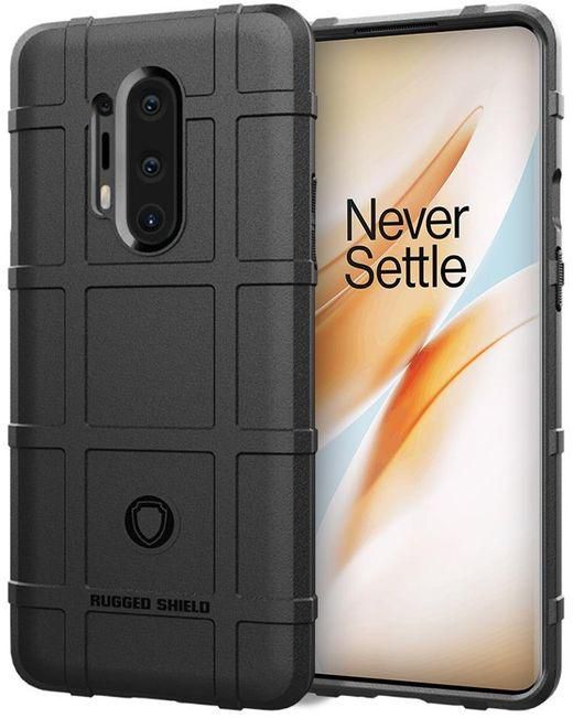 Black Full Cover Shockproof Armor Rugged Shield Soft Case for Oneplus 8 Pro