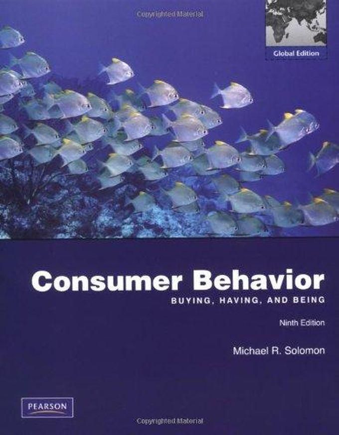 Pearson Consumer Behavior with MyMarketingLab: Global Edition ,Ed. :9