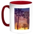 Enjoy The Summer Time Printed Coffee Mug Red/White/Blue 11ounce