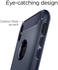 Spigen iPhone X Rugged Armor cover / case - Midnight Blue with Carbon Fiber textures