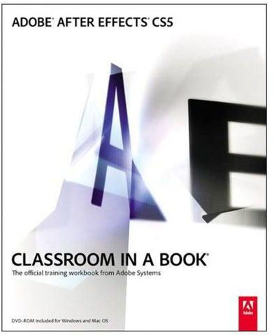 Adobe After Effects CS5 Classroom In A Book paperback english - 8-Jun-10