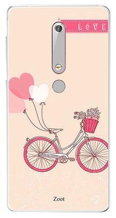 Skin Case Cover -for Nokia 6(2018) Love Cycle Love Cycle