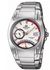 Casio EF-319D-7A Stainless Steel Watch - Silver/White