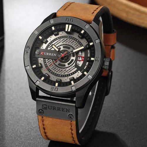 Curren Men's Luxury Water Resistant Leather wrist Watch