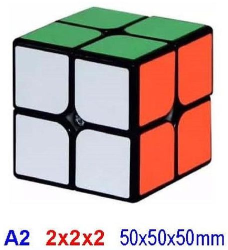 Kids STEM Standard Black 2x2x2 Cube (As Picture)