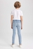 Defacto Boy Slim Fit Ripped Detailed Jean Trousers