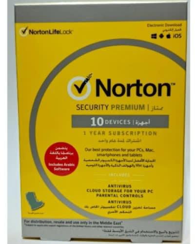 Norton Symantec Norton Security Deluxe - Internet Security + Antivirus - 10 Devices