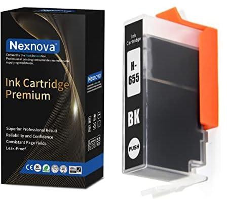 NexNova® ink Cartridge 655 for HP High Yield (1-Pack Black) for HP Deskjet Ink Advantage 3525 4615 4625 5525 6520 6525
