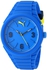 Puma Gummy Unisex Blue Dial Silicone Band Watch - PU103592003