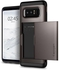 Spigen Samsung Galaxy Note 8 Slim Armor CS Card Slot Slider Gun Metal cover / case - Gunmetal