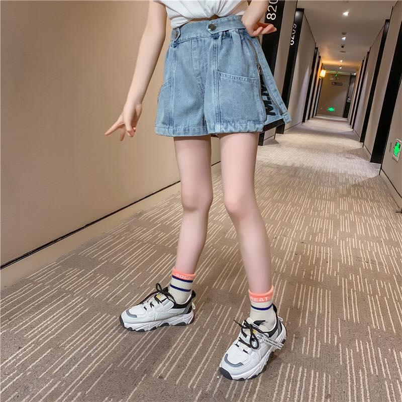 Koolkidzstore Girls Pants Denim Style Short Pants - 7 Sizes (As Picture)