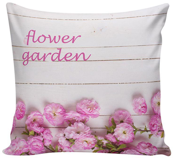 Decorative Cushion Pink/White 45x45 centimeter