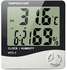 Digital clock and alarm and a measure of the temperature and humidity Item No 439